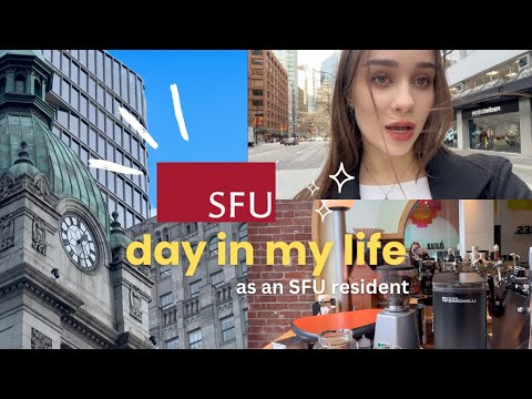 A Day in My Life as an SFU Resident in North Towers Majoring in Contemporary Arts (Vlog by Yuliia)