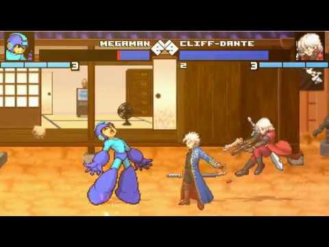 MUGEN- Mega Man (MVC) vs. Dante (Project X Zone)