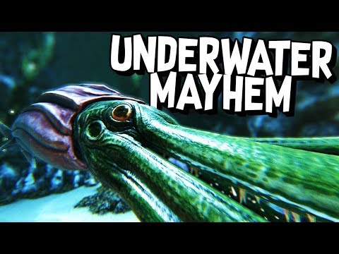 ARK Survival Evolved Ep #58 - UNDERWATER CAVE OF DOOM! (Modded Survival)