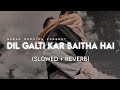 Dil Galti Kar Betha Hai ( Slowed + Reverb ) Neha Kakkar | Tum Jeet Hum Hare Song  | Suman Morning