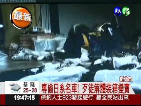 專偷日系名牌車 歹徒解體牟暴利!