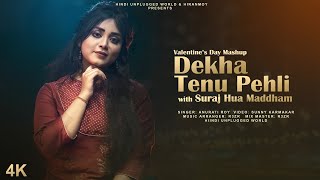 thumb for Dekha Tenu Pehli Pehli Baar Ve / Suraj Hua Maddham | Recreate Mashup | Anurati Roy | K3G | Valentine