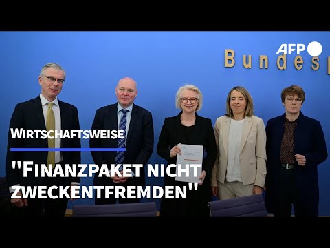 Wirtschaftsweise warnen vor "Zweckentfremdung" von Finanzpaketmitteln | AFP