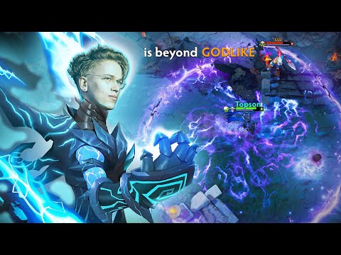 Topson proves how OP this hero really is on MID...