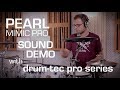 Pearl Mimic Pro sound demo with drum-tec electronic drums & Roland e-cymbals
