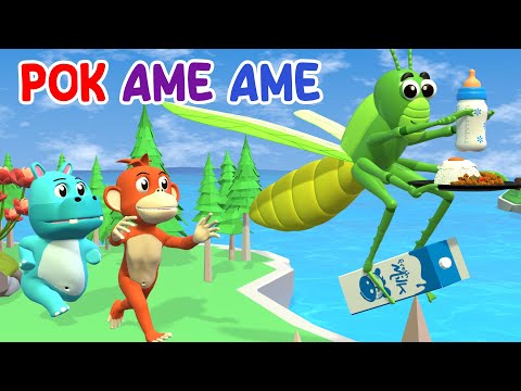 Pok Ame Ame 🦋🦗🦋 Lagu Anak Balita Indonesia