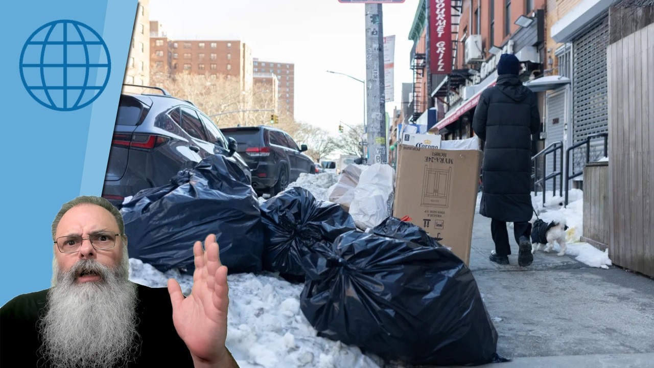 "CALOR do COLETIVISMO" do MAMDANI é MUITO FRIO e CHEIRA MAL! FRIO em NOVA YORK COLAPSA CIDADE