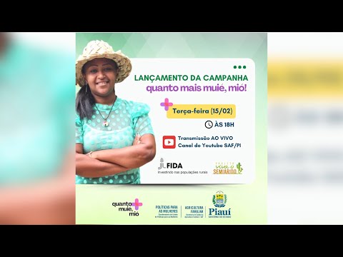 Secretaria de Agricultura Familiar lança projeto promovendo mulheres em escolas agrárias 19 02 2022