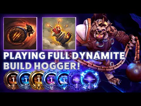 Hogger Hoardapult - PLAYING FULL DYNAMITE BUILD HOGGER! - Bronze 2 Grandmaster S3 2022