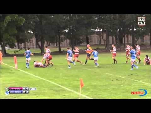 NHRU Round 5, Premier 2's - University v Wanderers
