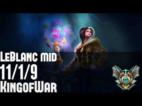 GFL KoW | LeBlanc đường giữa vs Lissandra rank Hàn bậc Cao Thủ | MÙA 6