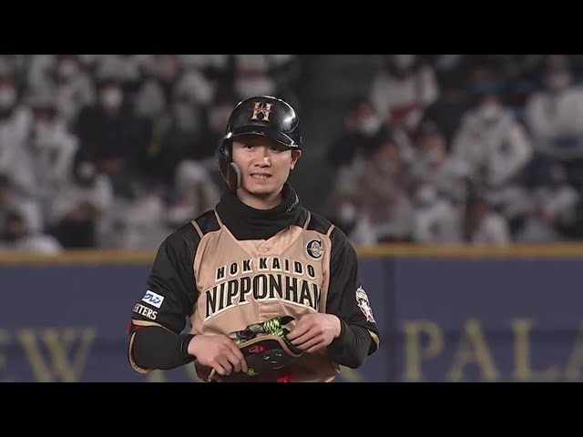 【6回表】キャプテンの一打!! ファイターズ・西川の勝ち越しタイムリー2ベースヒット!! 2020/11/9 M-F