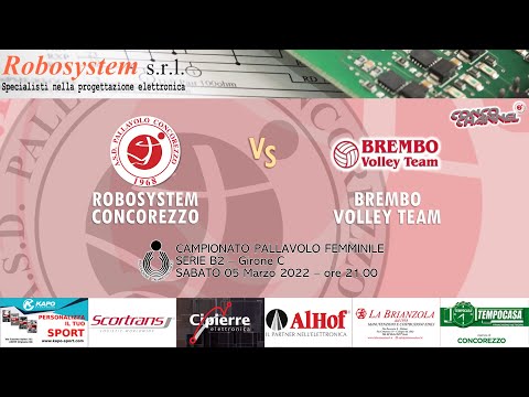 ROBOSYSTEM CONCOREZZO 🆚 Brembo Volley Team