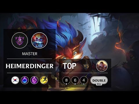 Heimerdinger Top vs Jayce - KR Master Patch 9.16