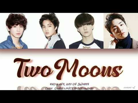 EXO-K (엑소) ft. Key of Shinee - TWO MOONS Colorcodedlyrics [Han/Rom/Eng]