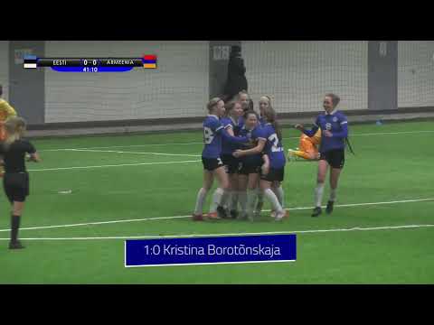 Neidude U17 UEFA sõprusturniir: Eesti - Armeenia 1:0