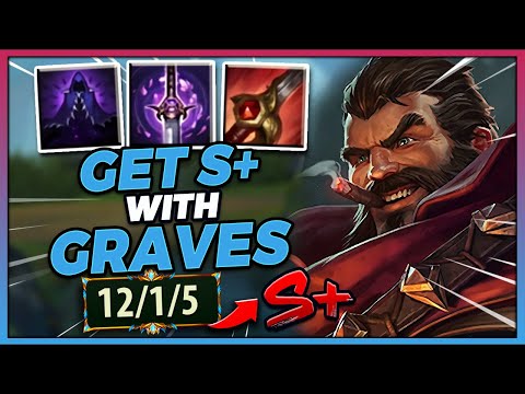 This Is A COMPLETE TUTORIAL On How To Get S+ EVERY GAME With Graves - League of Legends