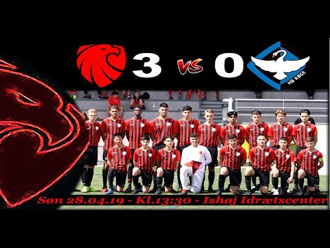 ISHØJ IF (3-0) HB KØGE - U15 ØST 1, PULJE 2 FORÅR 2019