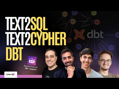 Text2SQL, Text2Cypher and DBT with a Graph! [Ft. Graphiti, Ponder Labs]