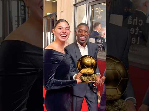 I Met The Ballon d'Or Winner 🤝🌕 #ousmanedembélé