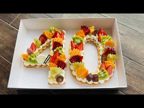 עוגת מספרים 40 - תמונה מהסרטון