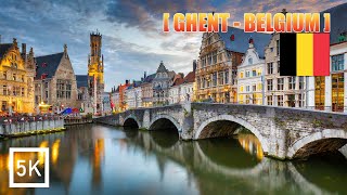 Ghent in Belgium - 5K HDR Walking Tour of a Medieval City in Europe