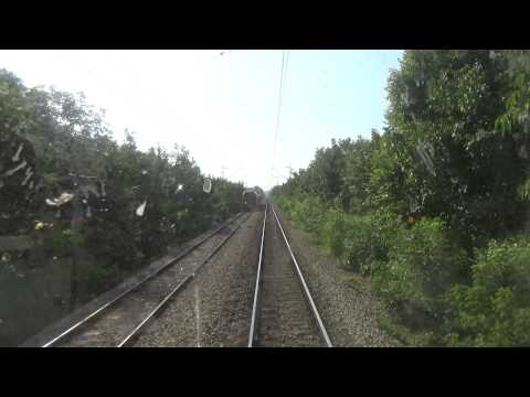 Train Driver's view: railroad in Serbia from Zemun to Novi Beograd - SERBIAN RAILWAYS