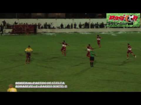 1º tiempo romang fc vs barrio norte semifinal partido de vuelta 2016
