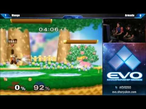 EVO 2013 Super Smash Bros. Melee LSF - Armada vs Mango