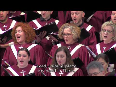 He Leadeth Me; O Blessed Thought  (11am, webstream)