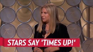 Celebs React To #MeToo And Times Up Movement at The Golden Globes 2018