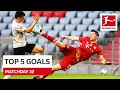 Top 5 Goals - Lewandowski, Sancho & More
