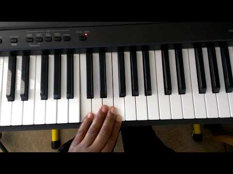 Piano Theory: Whole Step and Half Step method for identifying C Major Keys - Whole Step Half Step