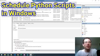 Schedule Python Scripts in Windows