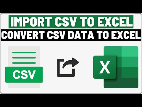 How to Import CSV File into Excel