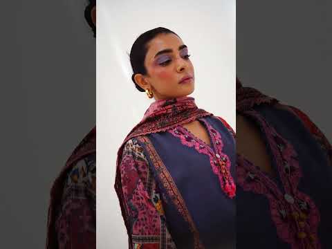 Mahay by Sana Safinaz Embroidered Slub Unstitched 2Pc Suit D-19B