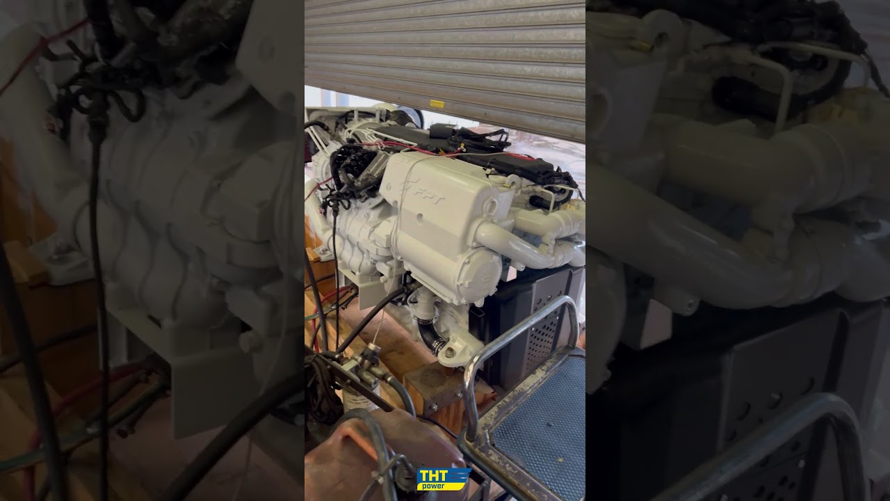 FPT Cursor C16 1000HP Marine Engine Start Up
