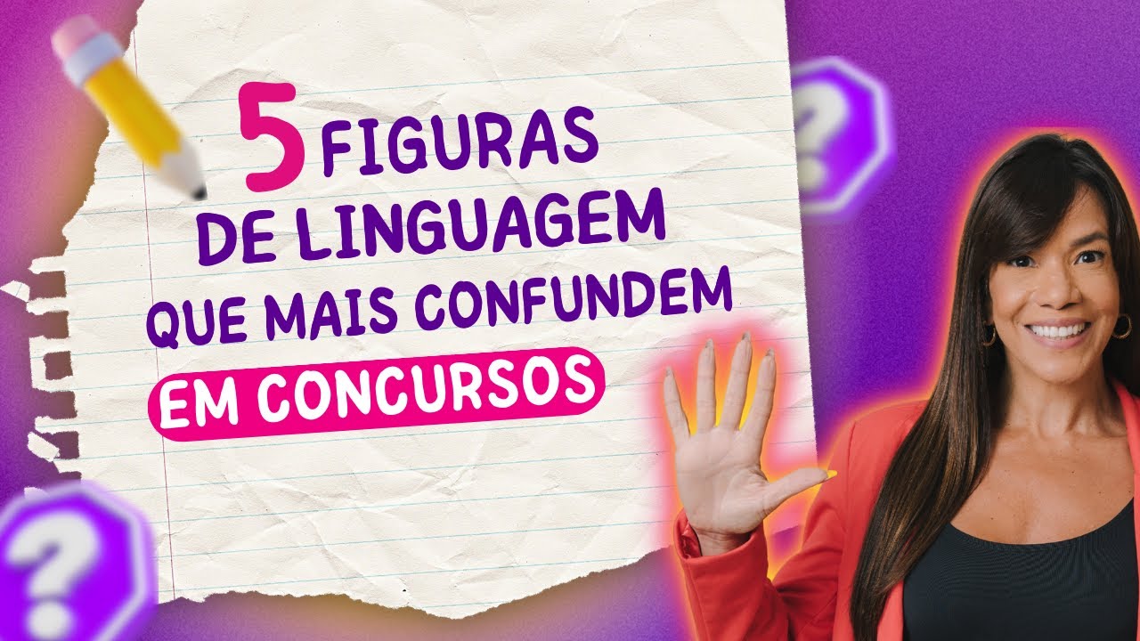 🚨 As 5 figuras de linguagem que mais confundem em concursos! Vamos?