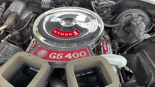 1969 Buick GS400 Convertible Idling