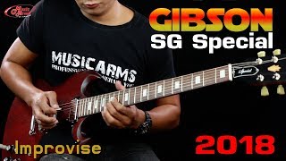 Video thumbnail for Improvise guitar l Gibson SG Special 2018 by Music Arms
