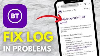 How To Fix BT Emails Login Problem (Full Guide)