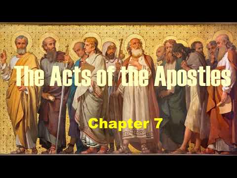 Audio Bible - The Acts of the Apostles: Chapter 7 #TheGospel #Faith #JesusChrist #Grace #apostle