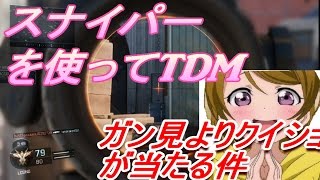 [CODBO3]かよ実況part9スナイパー使ってTDM結構当たります