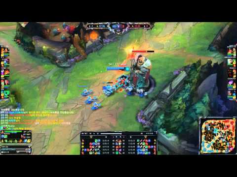 LOL Replay SKT T1 Faker Nidalee Jungle