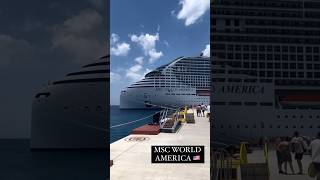 Cruising into Cozumel: MSC World America’s Grand Arrival! 🚢🎉 #mscworldamerica #msccruises #cruises