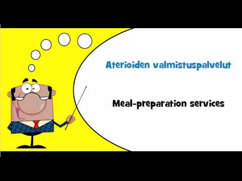 Let's learn Finnish #Theme = Restaurant and food serving services