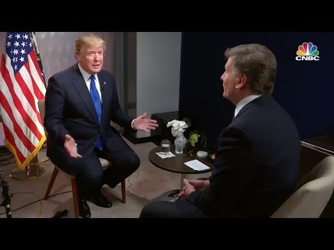 Davos 2018, Donald Trump’s Full Interview CNBC (26-01-2018)