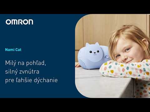 Omron inhaliatorius NamiCat kompresorinis (specialiai vaikams) video