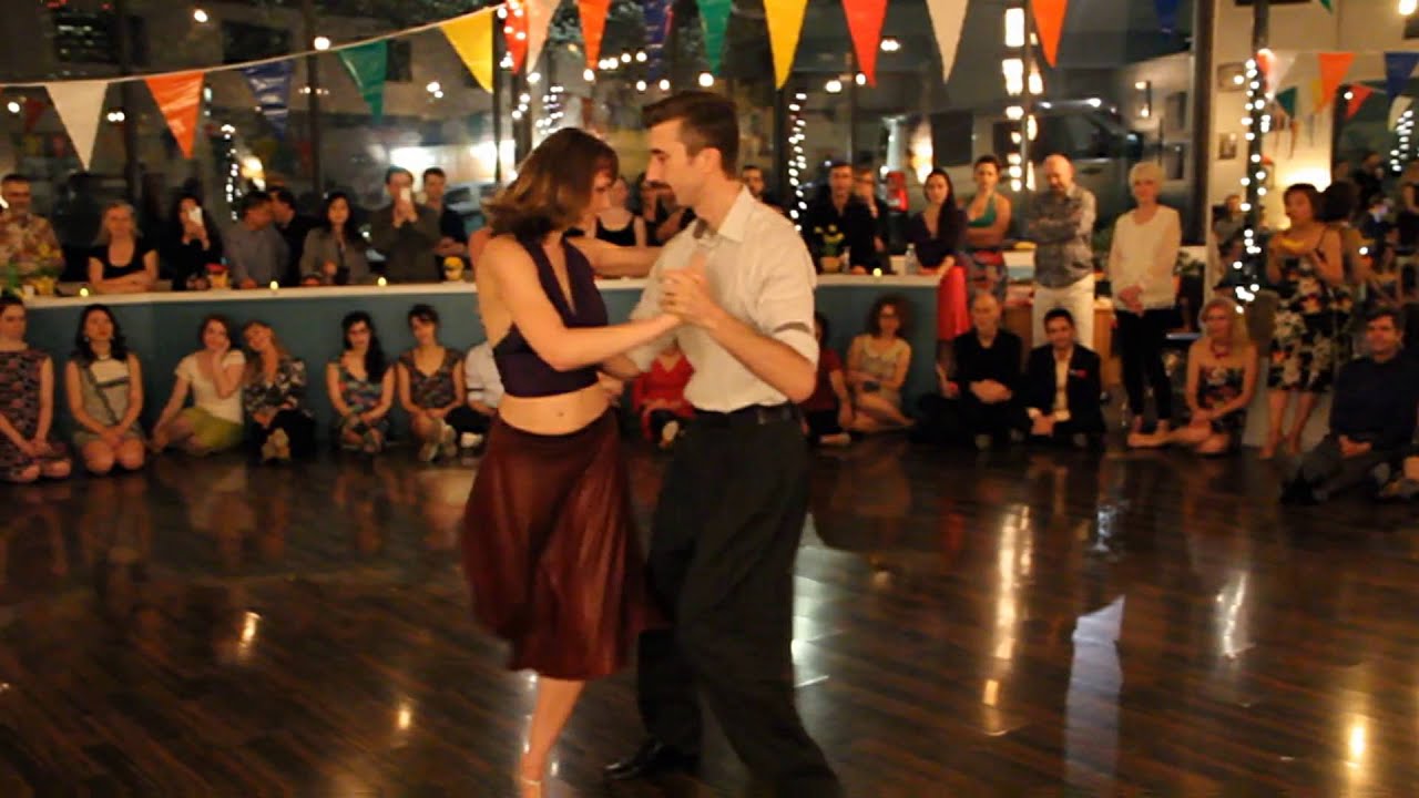 Alex Krebs & Courtney Moore, performance No.1, tres leches milonga, March 4, 2016