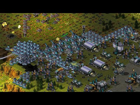 Red Alert 2 | Extra hard AI | 7 vs 1 | War DAy Map | Cannon